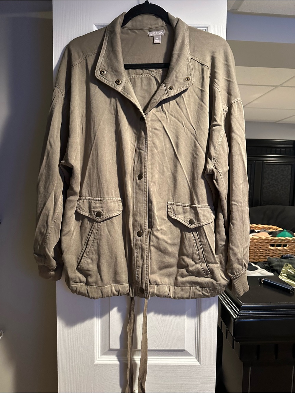 Classic womens Khaki Utility Jacket